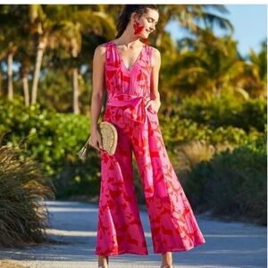 Vineyard Vines Tropical Floral Jumpsuit